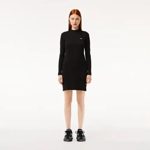 LACOSTE - Vestido EF7288 Mujer Negro