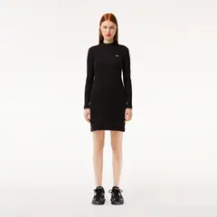 LACOSTE - Vestido EF7288 Mujer Negro