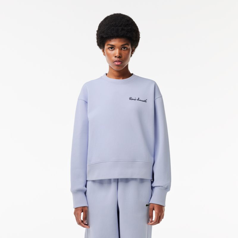 LACOSTE - Poleron Lacoste SF7261 Mujer Gris LACOSTE