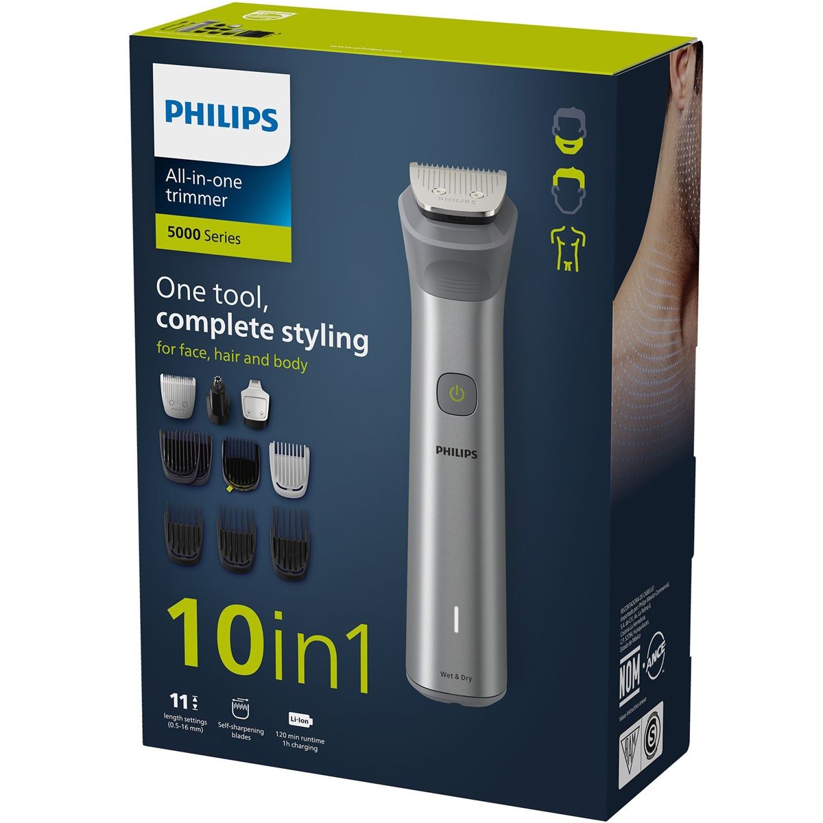 PHILIPS - Cortabarba Multigroom Philips MG5920/15 9 en 1 All-in-One