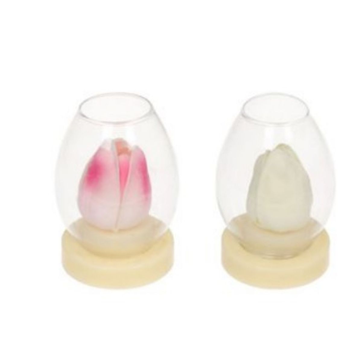 OEM - Set x 2 Luz Nocturna Ambiental Led Tulipán