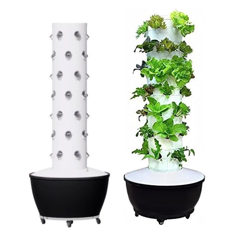 GENERICO - Sistema de cultivo torre hidropónica 42 plantas 100 litros