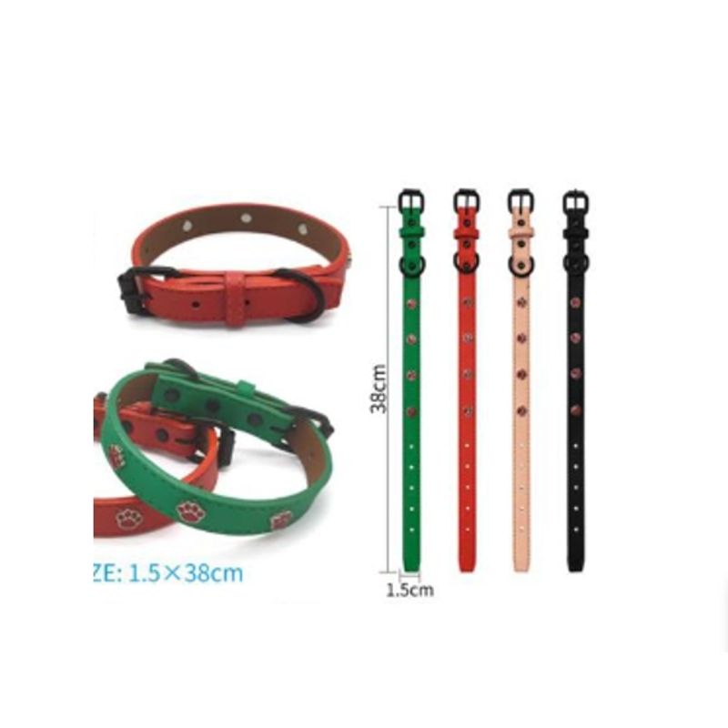 GENERICO - Collar Para Perro Color Verde Con Diseño 38cm