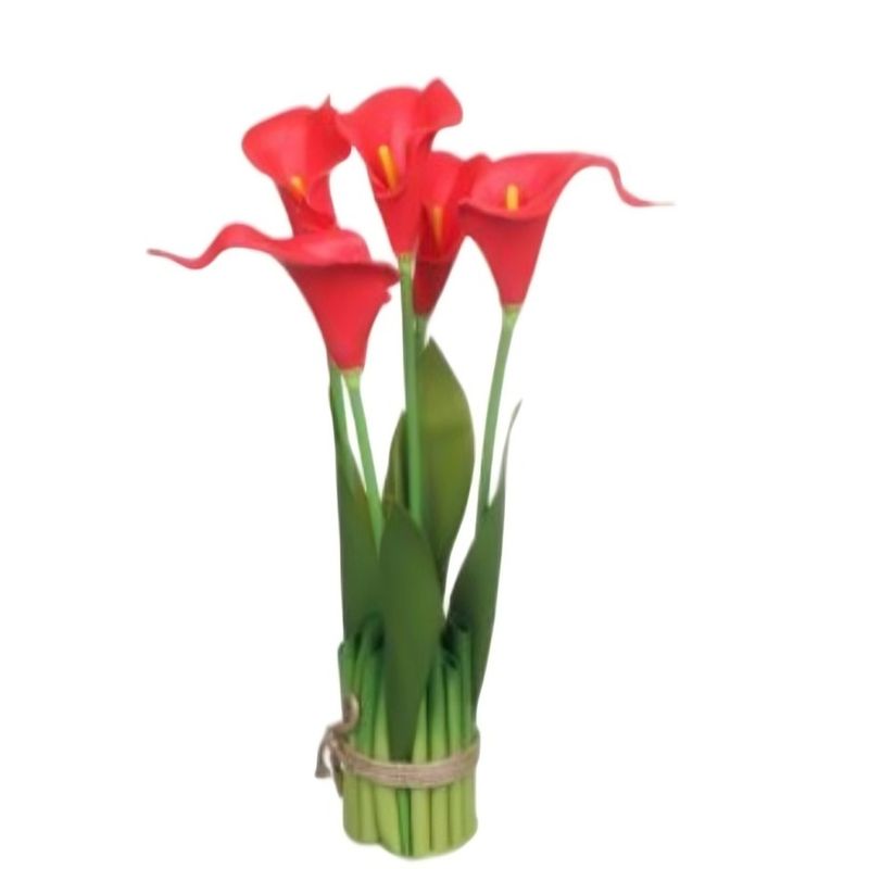 OEM - flores artificiales de calas de tallo largo 31x 69cm