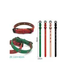 GENERICO - Collar Para Perro Color Rosa Con Diseño 42cm