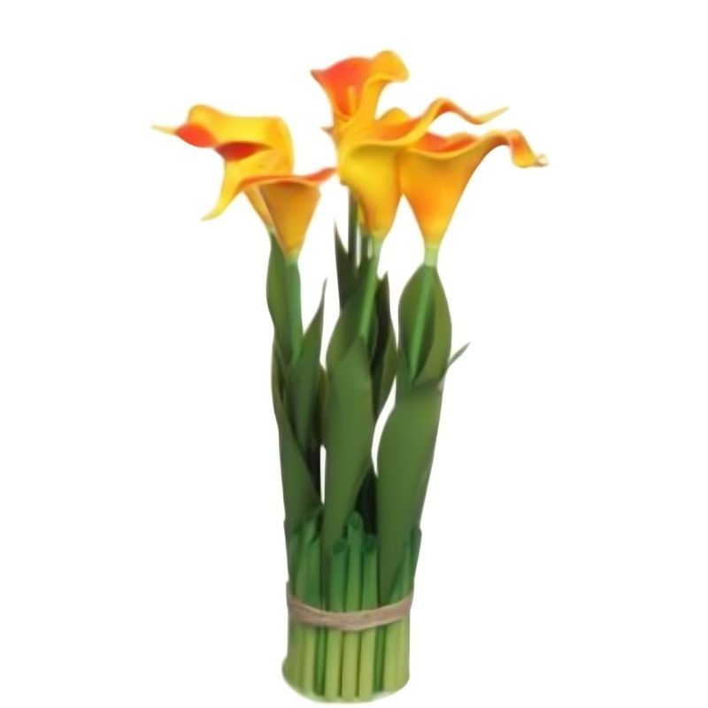 OEM - flores artificiales de calas de tallo largo 38x 7cm