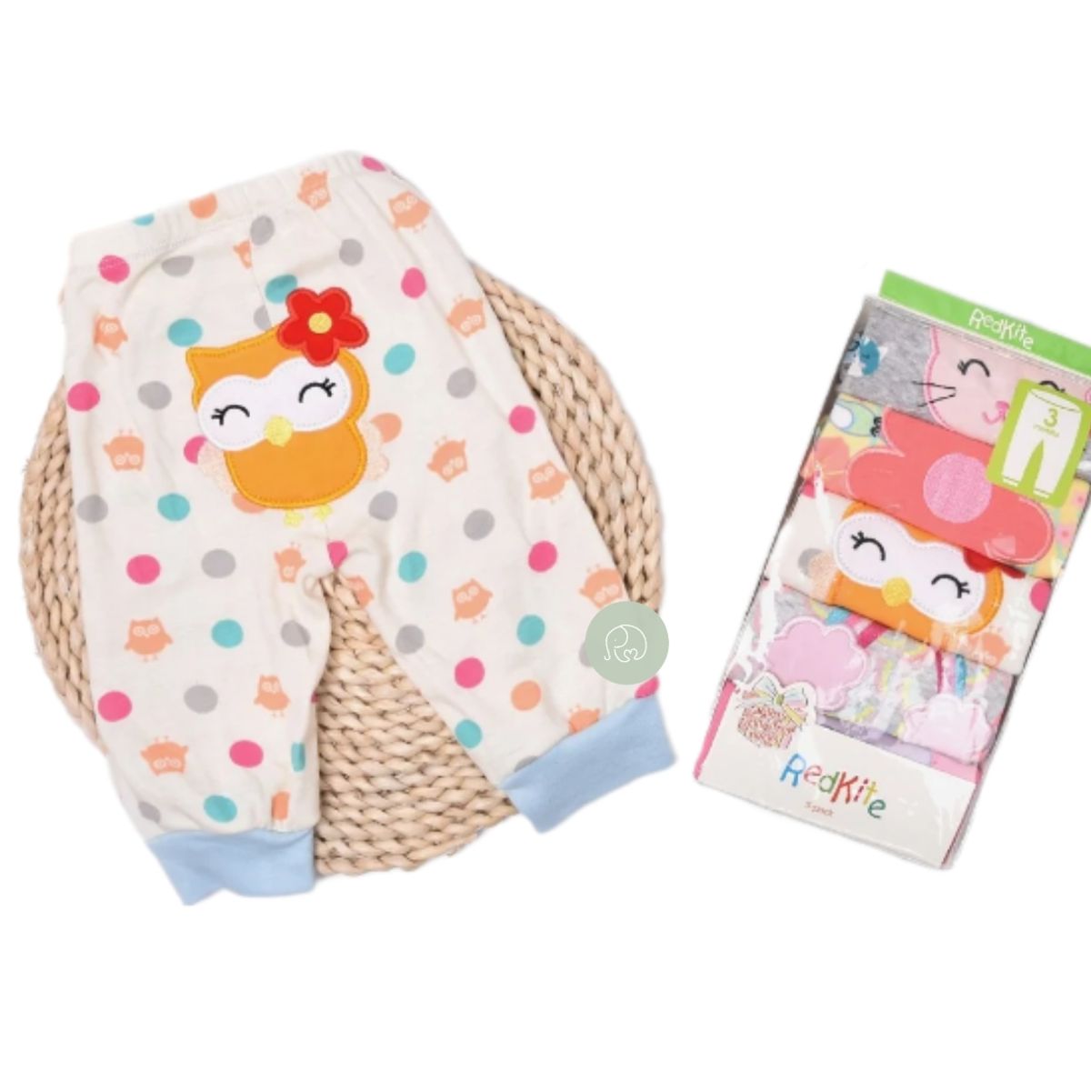 GENERICO - Pantalones para bebés Calzas Niña Set De 5 Unidades Bebe Algodón