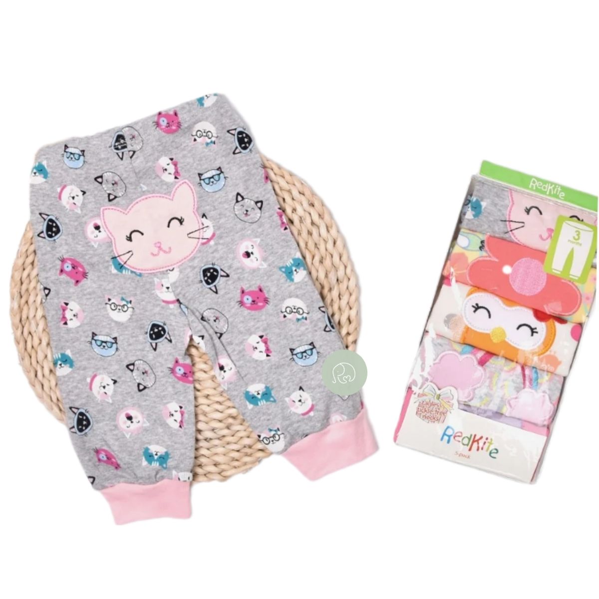 GENERICO - Pantalones para bebés Calzas Niña Set De 5 Unidades Bebe Algodón