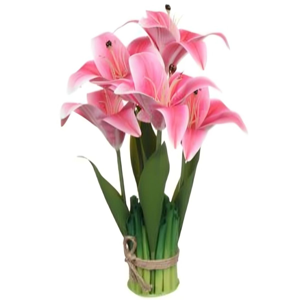 OEM - flores artificiales de Lirios de tallo largo 33x 6cm