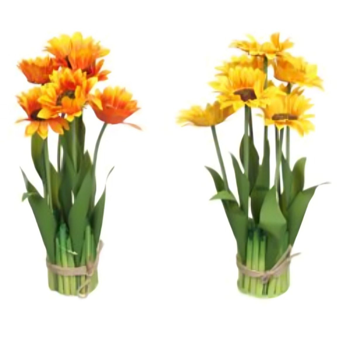 OEM - flores artificiales de Girasol de tallo largo 38x 7cm