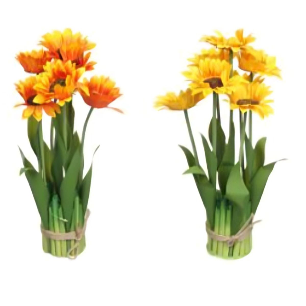 OEM - flores artificiales de Girasol de tallo largo 38x 7cm