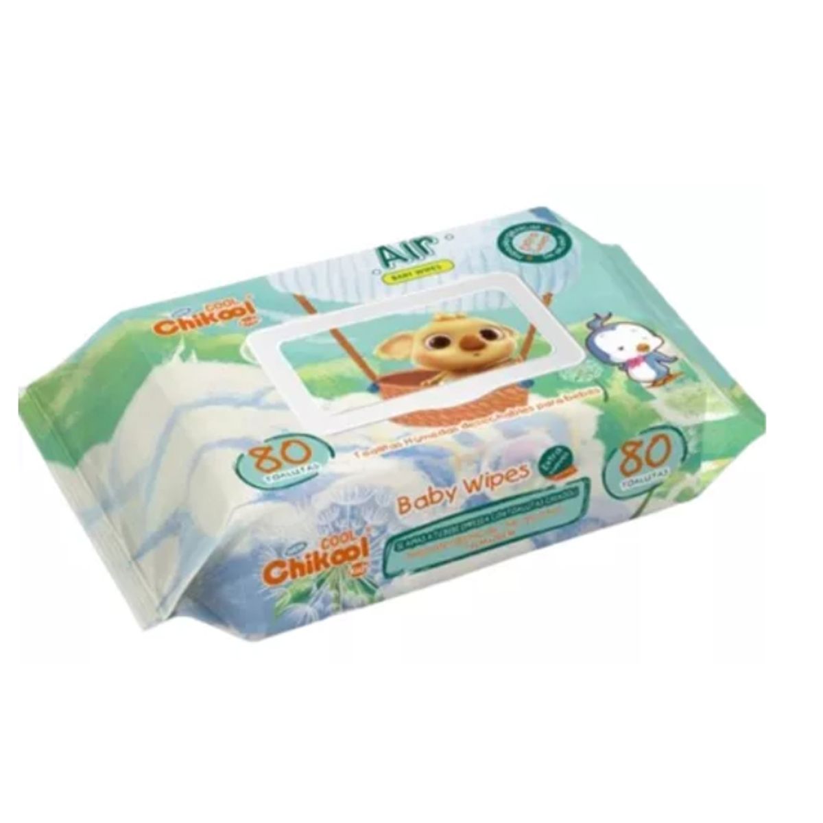 GENERICO - Toallas Chikool Air Kids Baby Wipes 9 Paquetes