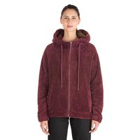 Polerón Fleece Burdeo Mujer
