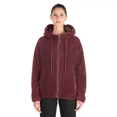 PANAMA JACK - Polerón Fleece Burdeo Mujer