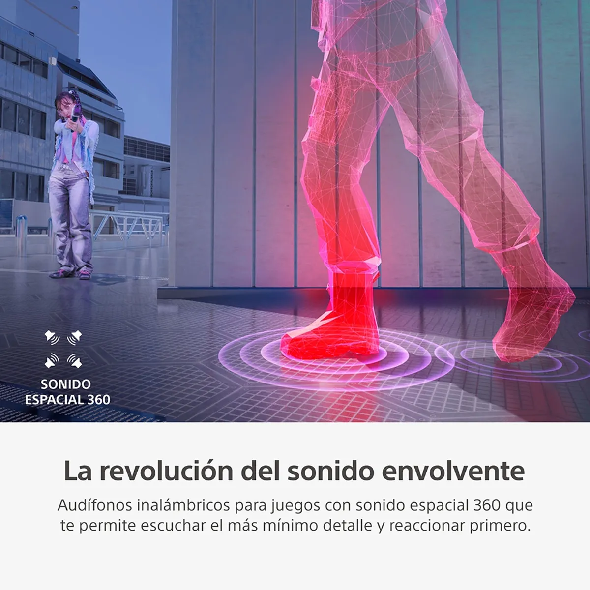 SONY - Audífonos inalámbricos INZONE H5 para juegos