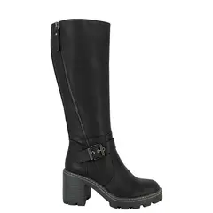 ALQUIMIA - Bota Larga Mujer Negro Tana