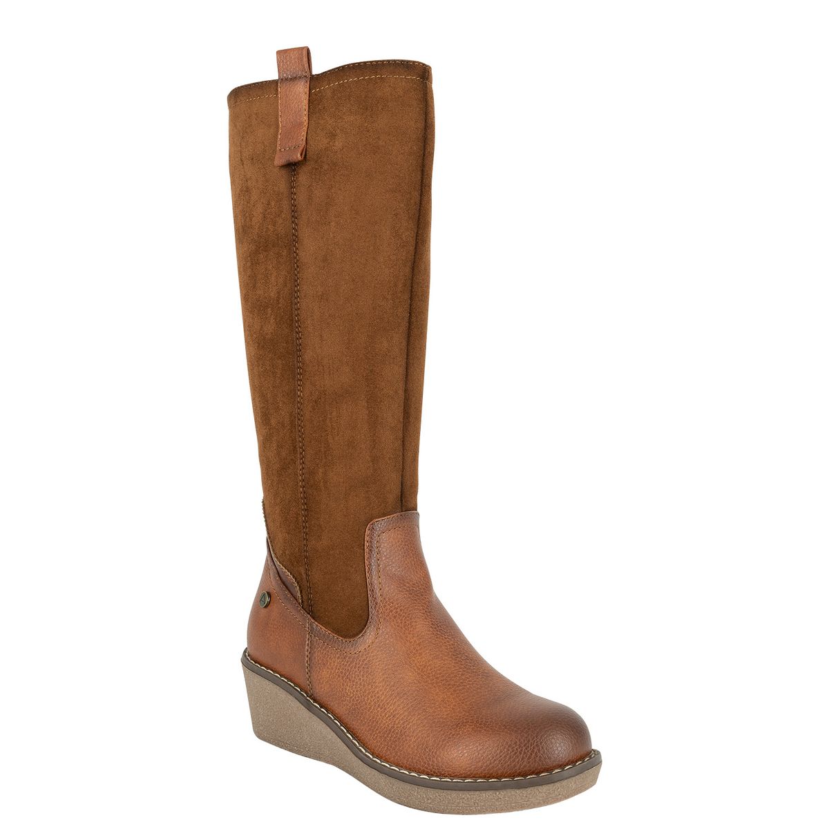 ALQUIMIA - Bota Larga Mujer Caramelo Chena Alquimia