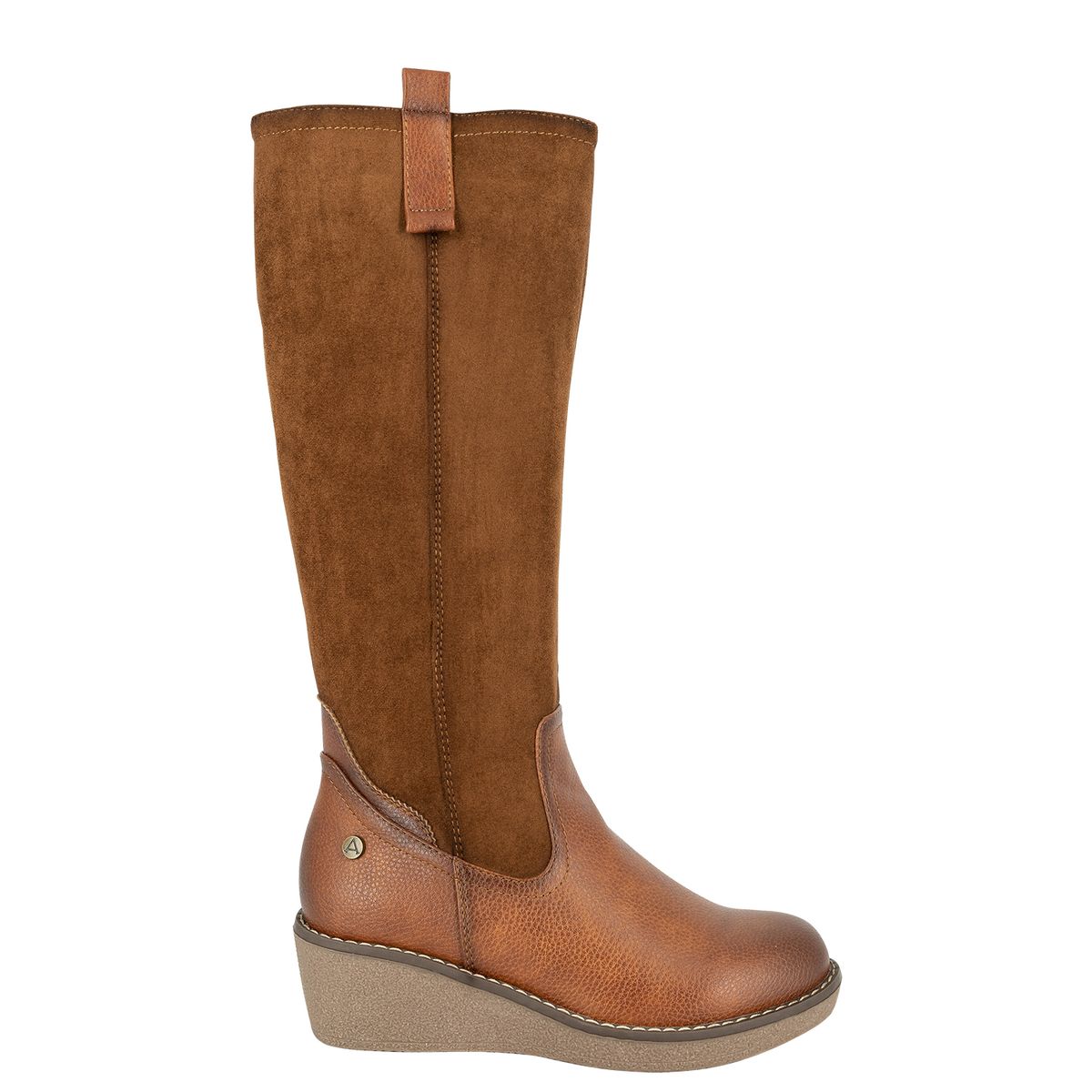 ALQUIMIA - Bota Larga Mujer Caramelo Chena Alquimia