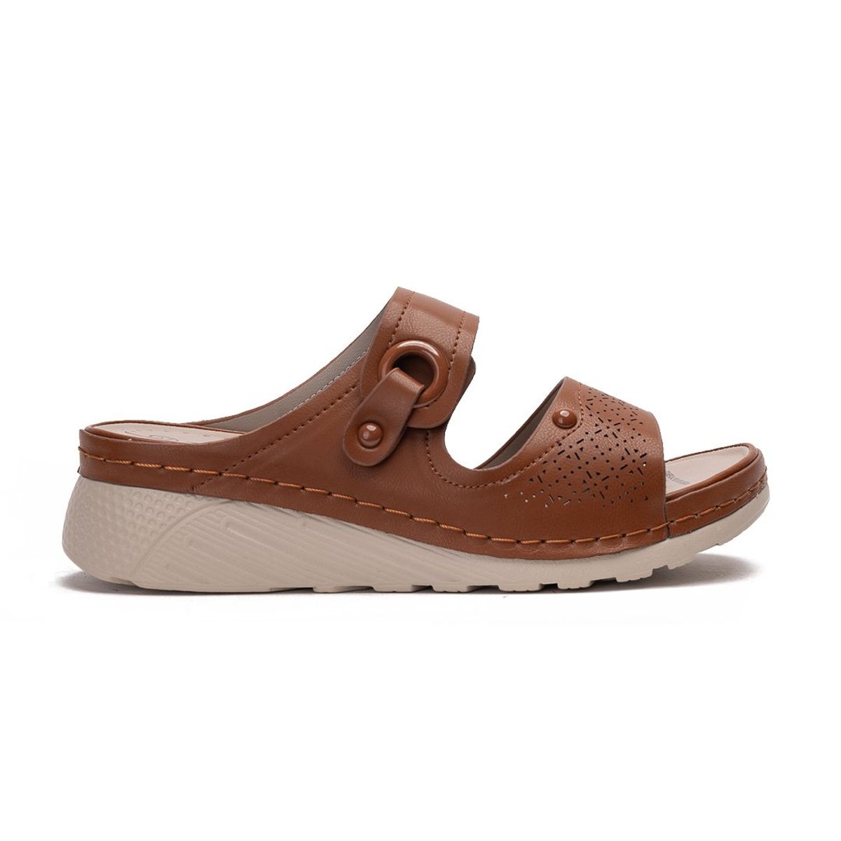 CHINITOWN - Sandalia Mujer Café Pilar Chinitown