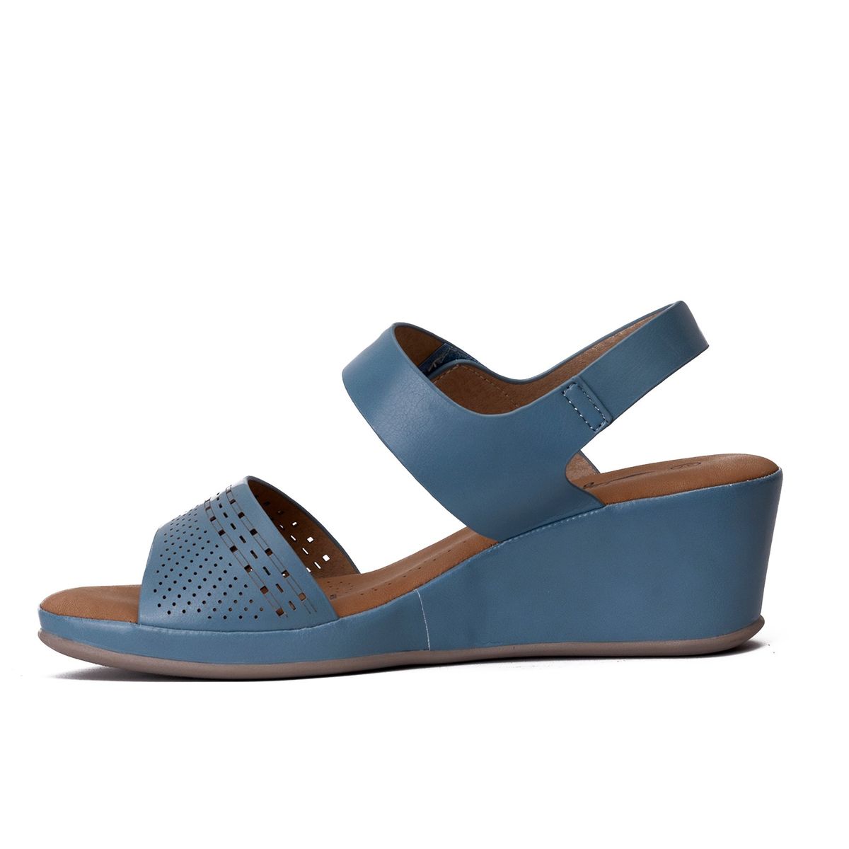 CHINITOWN - Sandalia Mujer Azul Margarita Chinitown