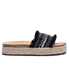CHINITOWN - Sandalia Mujer Negro Georgina