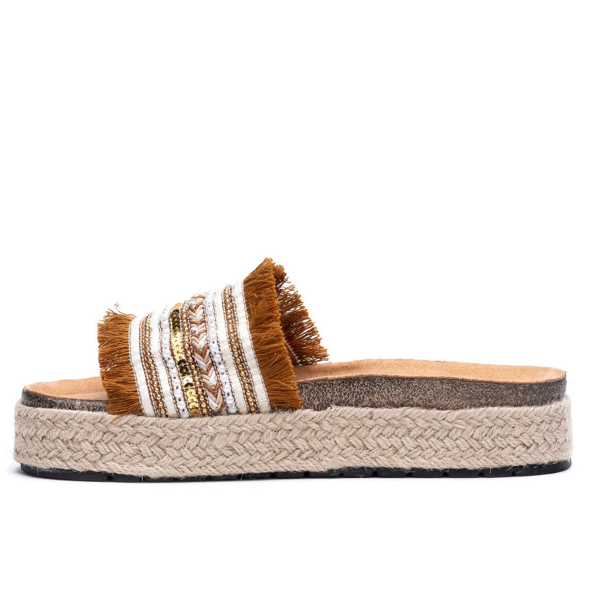 CHINITOWN - Sandalia Mujer Khaki Georgina Chinitown