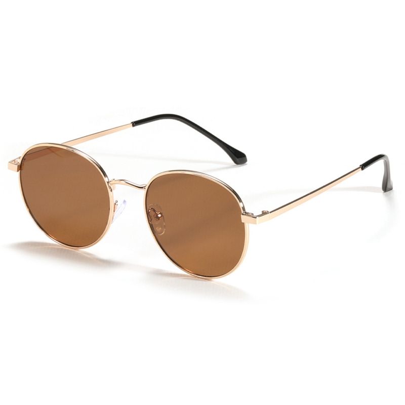 GENERICO - Gafas Lentes De Sol Retro Polarizados estilo Round Aviator