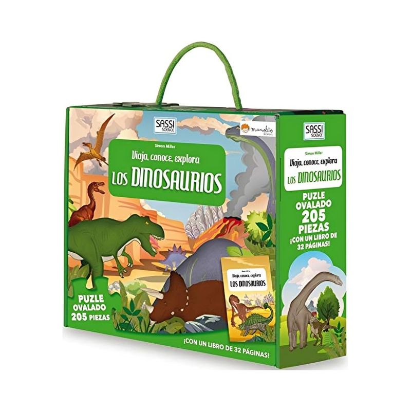 TOP10BOOKS - LIBRO VIAJA CONOCE, EXLORA LOS DINOSAURIOS / VV.AA / MANOLITO BOOKS
