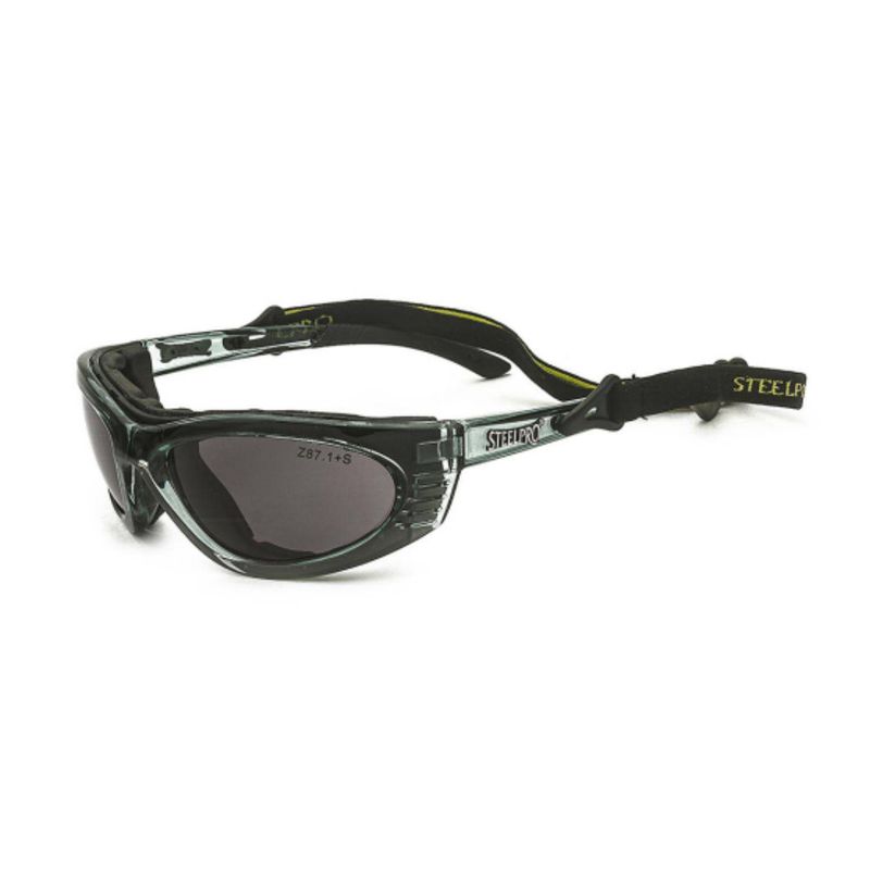 GENERICO - Lente Seguridad Steelpro Turbine Gt Gris Rojo Proteccion uv