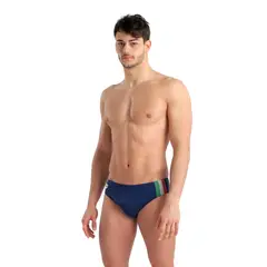 ARENA - Tanga Hombre Men'S Fin Graphic Brief Azul