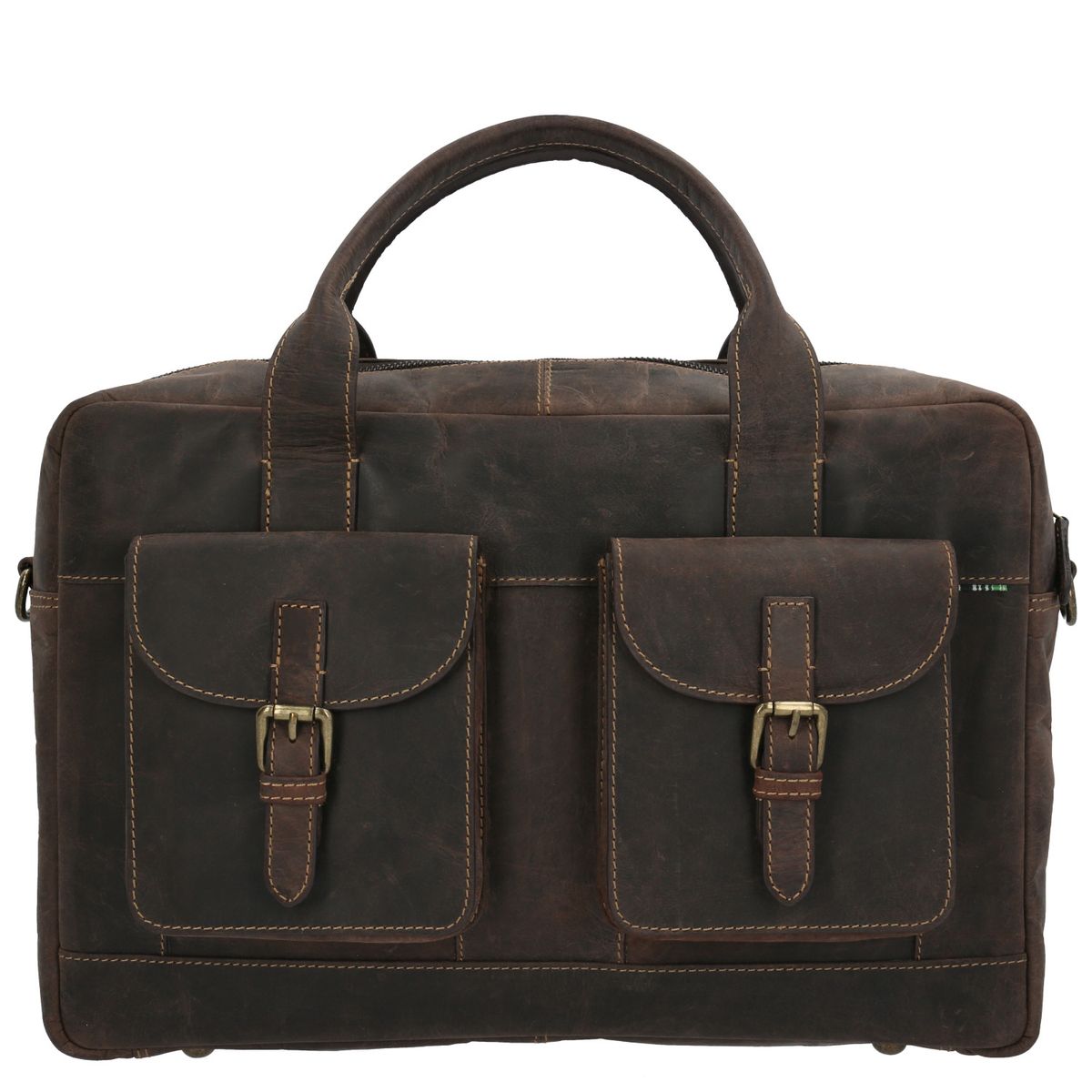 ROCKFORD - Maletín Cuero Hombre HU Candover Café ROCKFORD