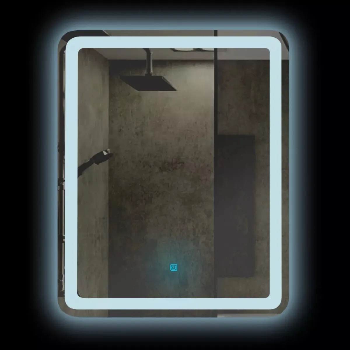 OEM - Espejo Led Vertical Con Boton 60x50cm