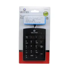 ULTRA - TECLADO NUMERICO USB - Negro