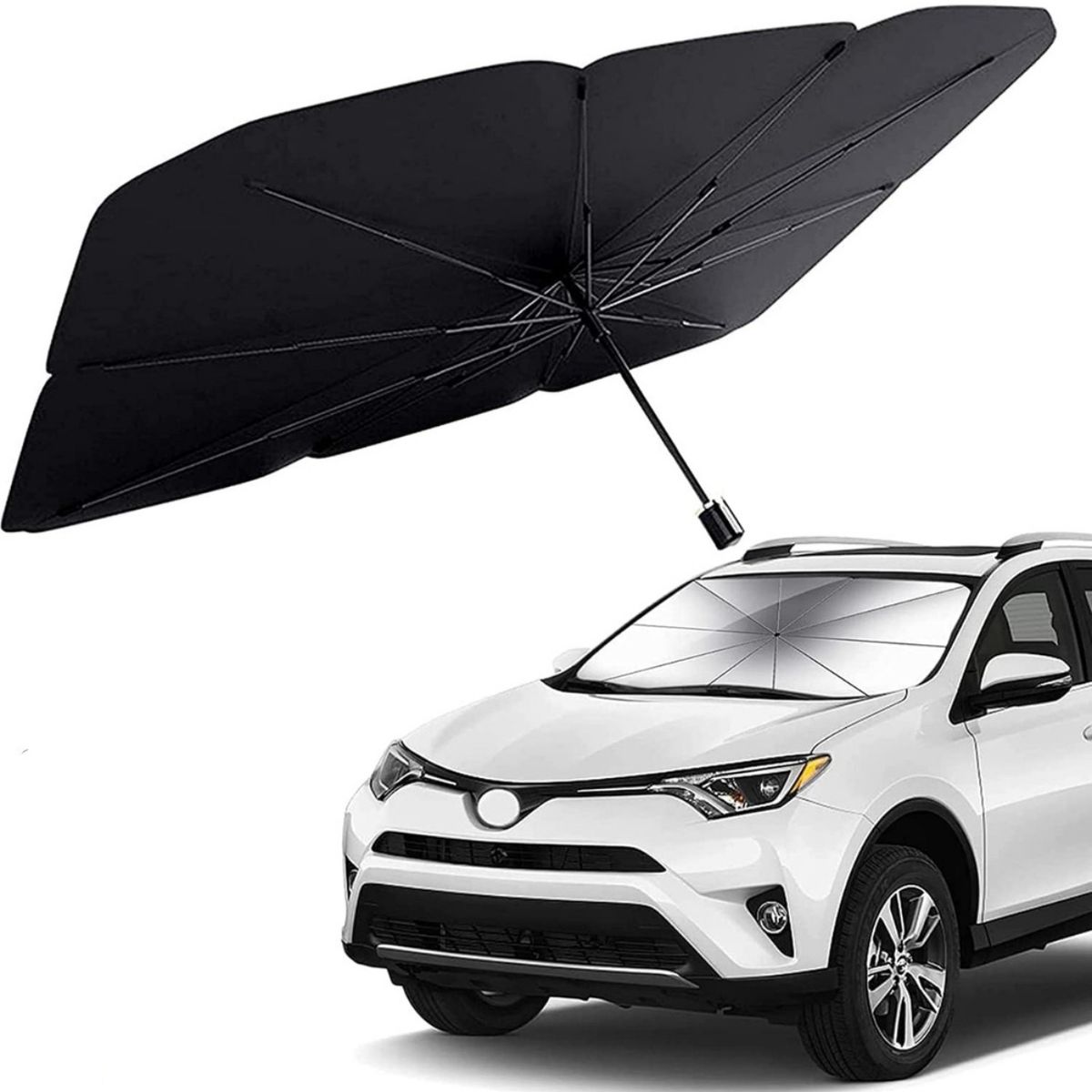 GENERICO - Visera del parabrisas del coche paraguas de enfriamiento