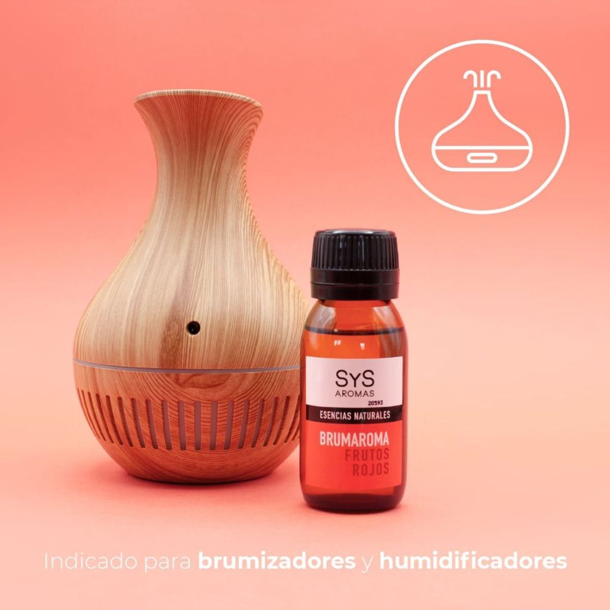 SYS - Esencia para humificador y difusor frutos rojos 50 ml