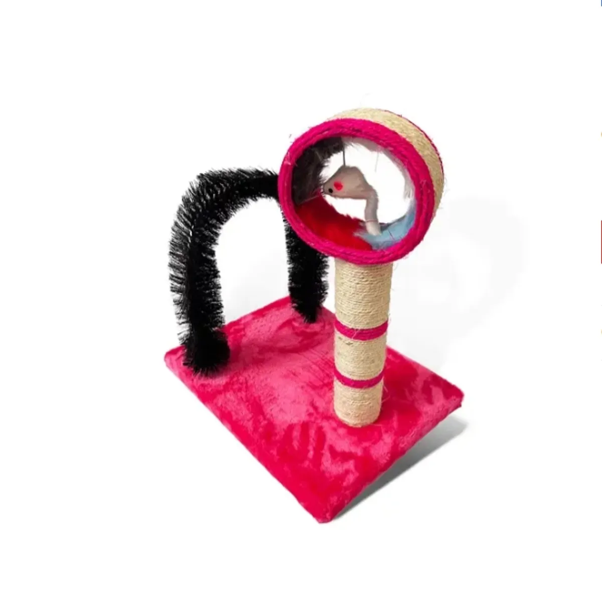 GENERICO - Rascador Torre Con Masajeador Para Gatos Mascotas