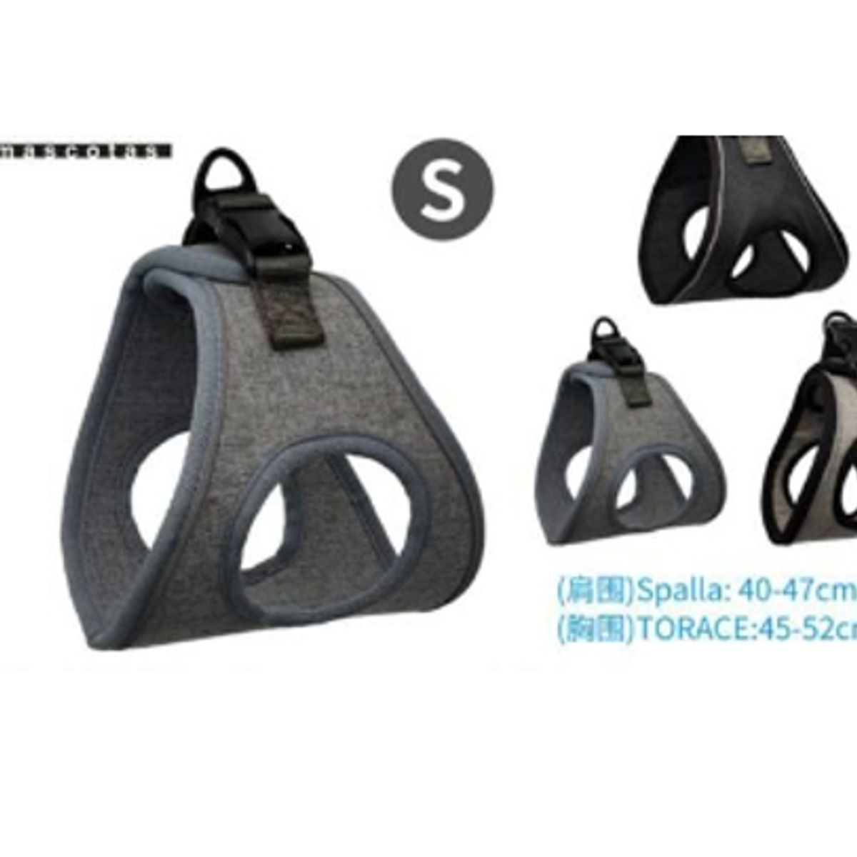 GENERICO - Arnés Pechera Para Perros Talla S Color Negro