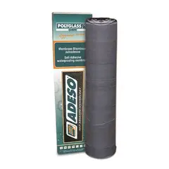 POLYGLASS - Membrana asfáltica gravillada 3,5 kg/m2 gris 1x10 m autoadhesiva