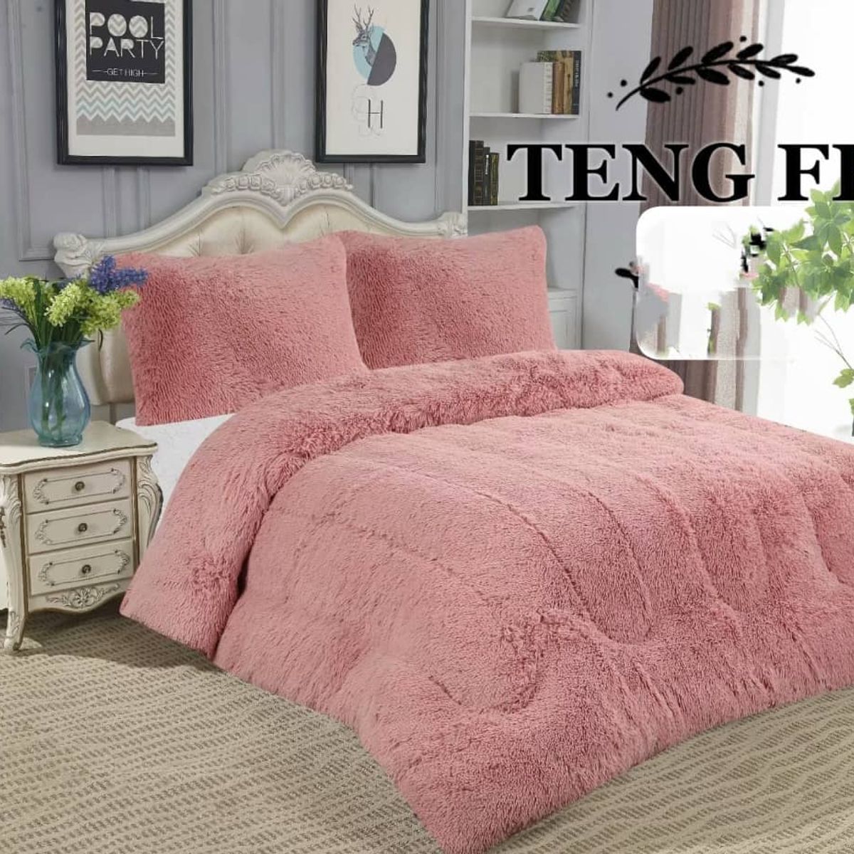 GENERICO - COBERTOR DE INVIERNO CON CHIPORRO Y POLAR KING TF