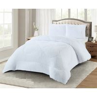 COBERTOR PELUDO BLANCO DE INVIERNO CON CHIPORRO KING TF