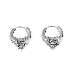 ANDREA COGGIOLA JOYAS - Aros Argolla Gita Plata Fina 925
