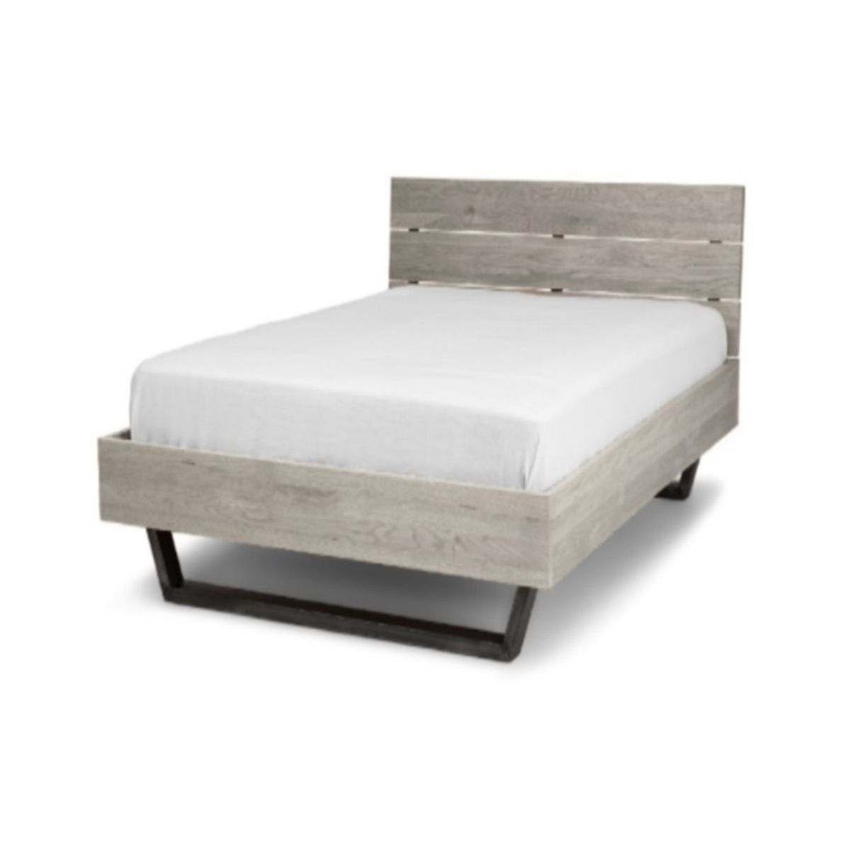 GENERICO - Cama Rëfël una plaza color albayalde