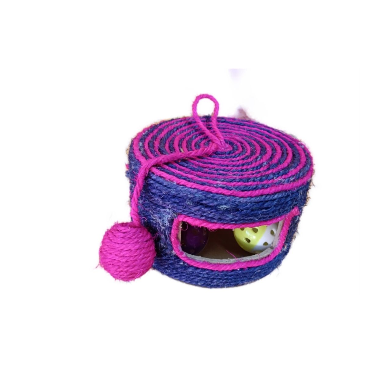 GENERICO - Juguete Rascador Tambor Para Gatos Azul