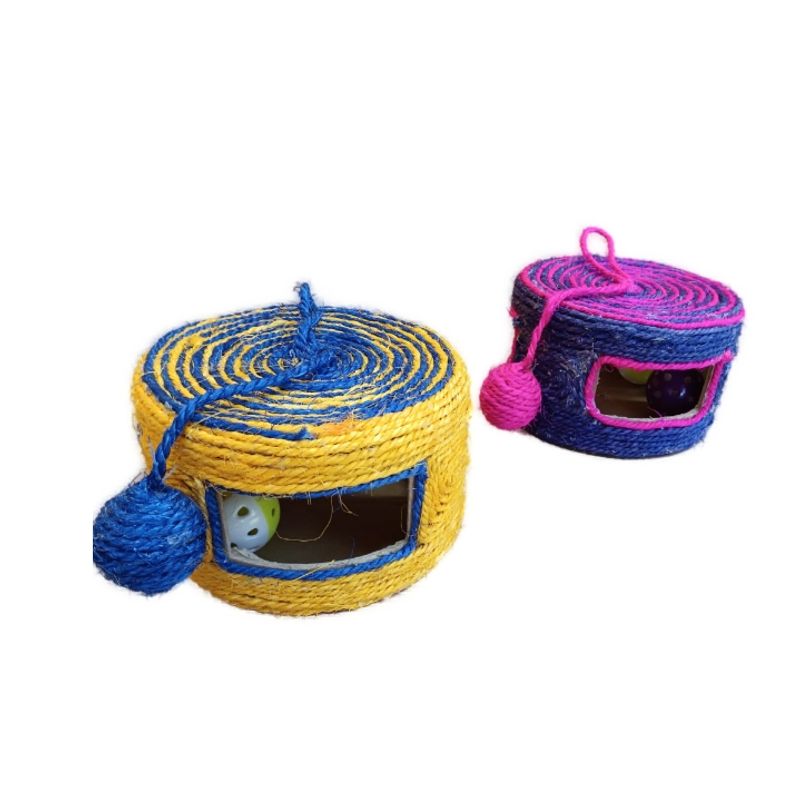 GENERICO - Juguete Rascador Tambor Para Gatos Colores Surtidos