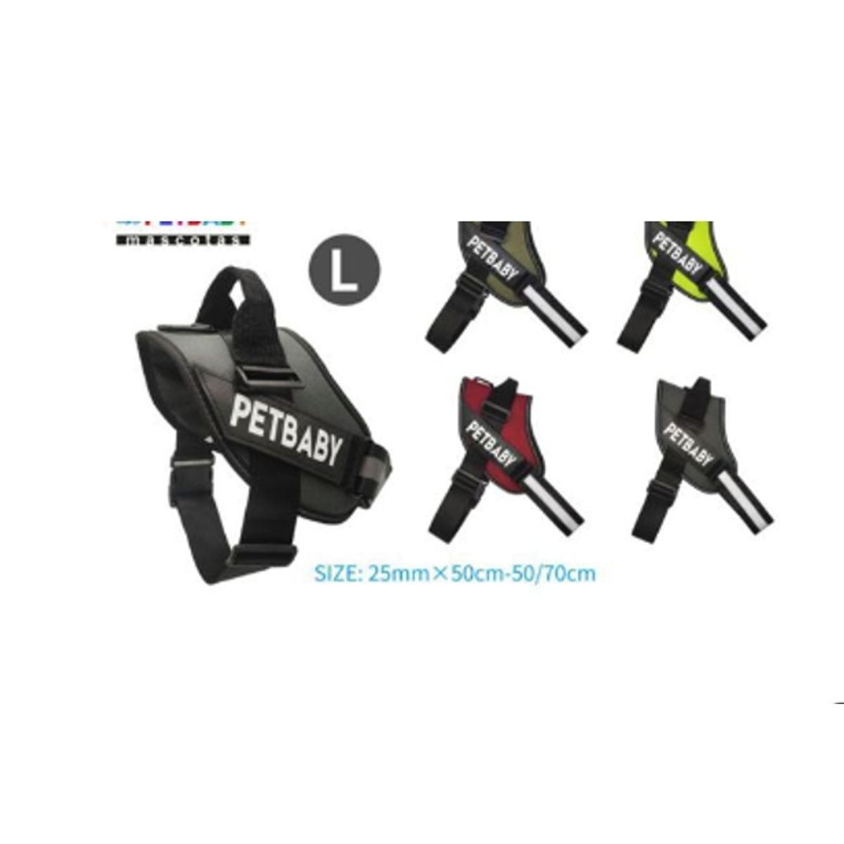 GENERICO - Arnes Pechera Para Perro Talla L Color Negro
