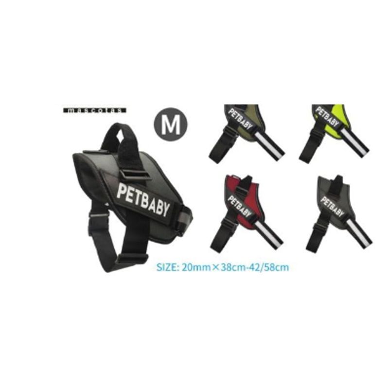 GENERICO - Arnes Pechera Para Perro Talla M Color Negro
