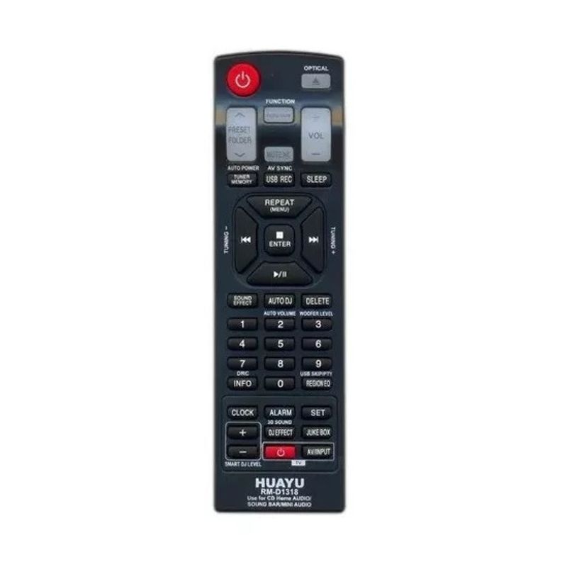 GENERICO - Control Remoto Compatible Con Equipos De Música LG