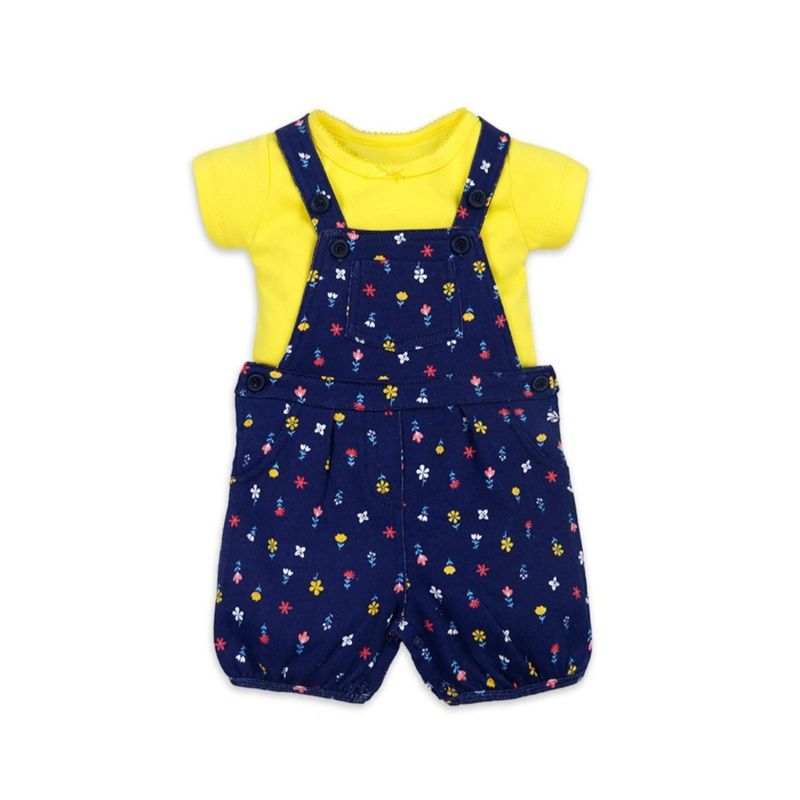 TEDMIMAK - Jardinera y Polera Flores para bebés