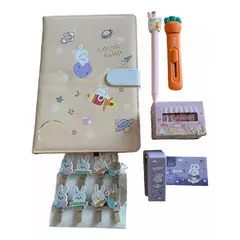 GENERICO - Set Libreta Conejito Y Accesorios Kawaii