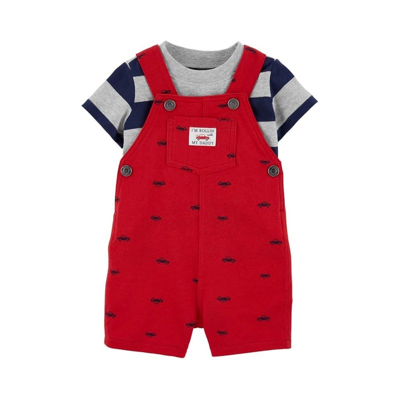 TEDMIMAK - Jardinera y Polera Autos para bebés